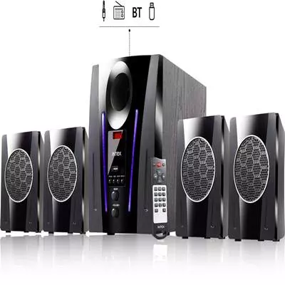 Intex IT-2650 Digi Plus FMUB 60 Watt 4.1 Channel Wireless Bluetooth Multimedia Speaker (Black)