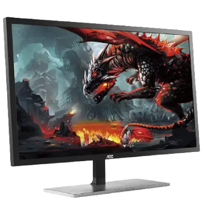 AOC U2879VF 28" 4K LED Monitor with VGA Port, HDMI Port