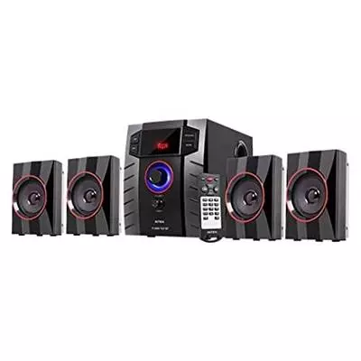 Intex IT-3005 TUF 4.1 Channel Wireless Bluetooth Multimedia Speaker (Black)