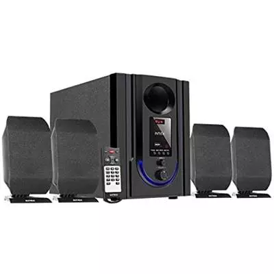 Intex IT-301 FMUB 60 Watt 4.1 Channel Wireless Bluetooth Multimedia Speaker (Black)