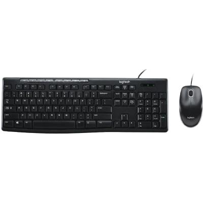 Logitech Media Combo MK200 Full-Size Keyboard and High-Definition Optical Mouse