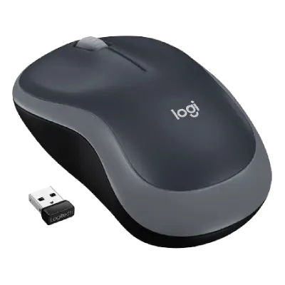 Logitech M221 Wireless Mouse, Silent Buttons, 2.4 GHz with USB Mini Receiver, 1000 DPI Optical Tracking, 18-Month Battery Life, Ambidextrous PC/Mac/Laptop