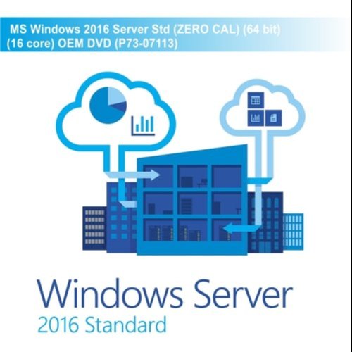 MS Windows 2019 Server Std (ZERO CAL) (64 bit) (16 core) OEM DVD