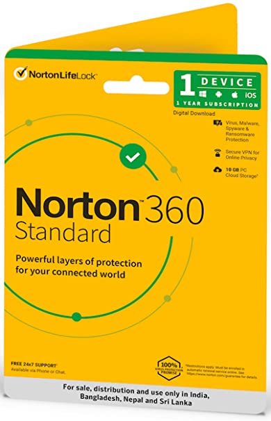 Norton360 Standard - (1 device) - (12 months) ESD