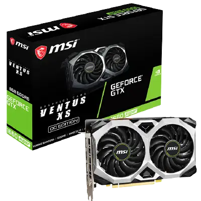 MSI Gaming GeForce GTX 1660 Super 192-bit HDMI/DP 6GB GDRR6 HDCP Support DirectX 12 Dual Fan VR Ready OC Graphics Card