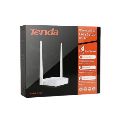 Tenda N301 Wireless-N300 Easy Setup Router (White)